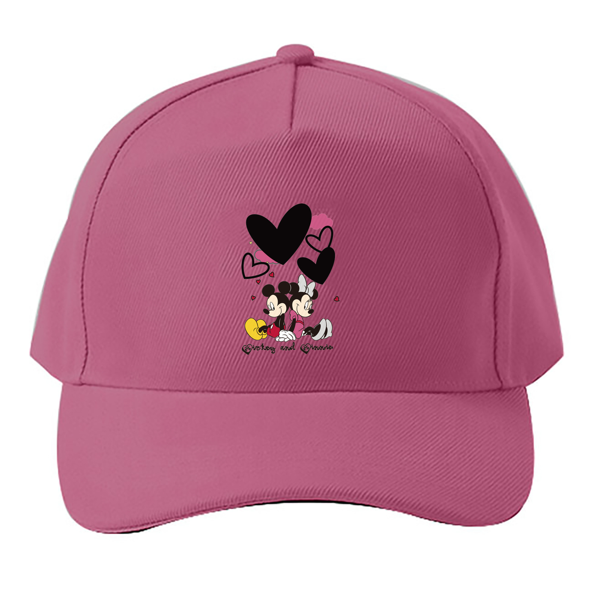 （画像用） ミッキーマウス Mickey Mouse ベースボールキャップ 綿100％ 男女兼用 帽子 スポーツ